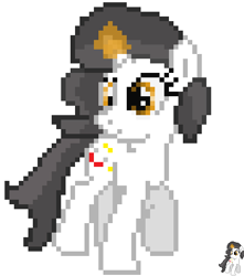 Size: 416x470 | Tagged: artist needed, safe, oc, oc only, oc:short fuse, pony, unicorn, male, pixel art, solo