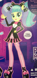 Size: 291x600 | Tagged: safe, pixel pizazz, equestria girls, box art, merchandise, ponied up, solo