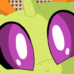 Size: 958x958 | Tagged: safe, artist:dragonpone, derpibooru exclusive, thorax, changedling, to where and back again, animated, bust, c:, close-up, cute, cuteling, eye shimmer, gif, heart, king thorax, looking at you, portrait, smiling, solo, thorabetes