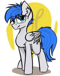 Size: 540x687 | Tagged: safe, artist:blvckmagic, oc, oc only, oc:wingedthoughts, pegasus, pony, cute