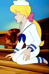 Size: 400x600 | Tagged: safe, screencap, megan williams, g1, my little pony: the movie (g1), cropped, sailor suit, solo