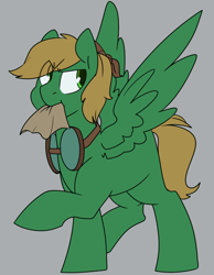 Size: 484x625 | Tagged: safe, artist:a-rather-rottenpony, artist:c1nn1m1n1, oc, oc only, oc:greenlight, pegasus, pony, solo