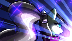 Size: 4800x2700 | Tagged: safe, artist:flamevulture17, coloratura, countess coloratura, ponytail, solo