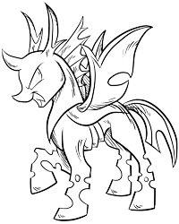 Size: 4120x5148 | Tagged: safe, artist:azuredreamerrode, changeling, absurd resolution, base, black and white, grayscale, grin, lineart, monochrome, simple background, solo, transparent background