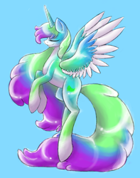 Size: 2068x2618 | Tagged: safe, artist:justalittleshadow, oc, oc only, oc:gummy sweet, solo