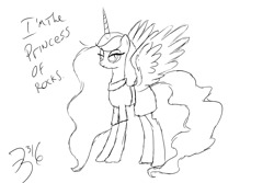 Size: 3000x2000 | Tagged: safe, artist:allpowerfultrixie, maud pie, alicorn, pony, quick sketch, sketch