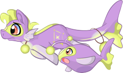 Size: 1864x1114 | Tagged: safe, artist:paintsplatter, merpony, lanturn, pokémon, ponified, shiny pokémon, video game