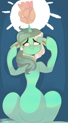 Size: 1777x3200 | Tagged: safe, artist:mili-kat, lyra heartstrings, crying, hand, lyra's humans, solo, tears of joy, that pony sure does love hands