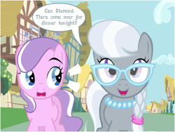 Size: 800x600 | Tagged: safe, artist:flash equestria photography, diamond tiara, silver spoon, pony, simple background