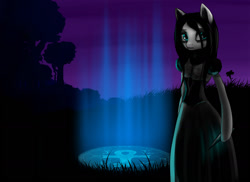 Size: 1280x931 | Tagged: safe, artist:anthropony, oc, oc only, oc:anthro, oc:morbid malign, ritual