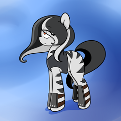 Size: 1500x1500 | Tagged: safe, artist:fullmetalpikmin, oc, oc only, oc:black stripes, solo