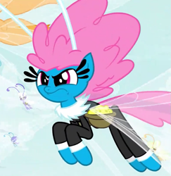 Size: 505x519 | Tagged: safe, screencap, seabreeze, breezie, pony, it ain't easy being breezies, season 4, angry, solo