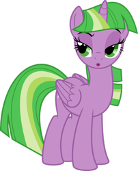 Size: 804x993 | Tagged: safe, artist:blah23z, edit, barb, spike, twilight sparkle, twilight sparkle (alicorn), alicorn, pony, female, mare, palette swap, ponified spike, recolor, rule 63, simple background, solo, spikeycorn, transparent background, vector