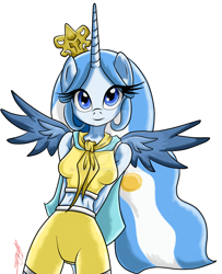 Size: 1024x1259 | Tagged: safe, artist:darkuszyon, oc, oc only, oc:princess argenta, anthro, argentina, nation ponies, ponified