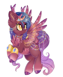Size: 1024x1243 | Tagged: safe, artist:pvrii, oc, oc only, deer pony, original species, simple background, solo, transparent background, watermark