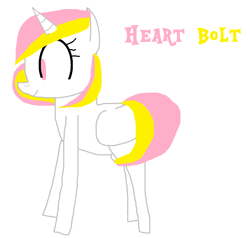 Size: 910x867 | Tagged: safe, artist:constanta-bucharei, oc, oc only, oc:heart bolt, my little pony, solo