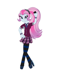 Size: 774x1032 | Tagged: safe, artist:serennarae, violet blurr, equestria girls, friendship games, clothes, crystal prep academy uniform, school uniform, solo