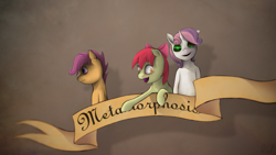 Size: 2389x1348 | Tagged: safe, artist:qsteel, apple bloom, scootaloo, sweetie belle, cutie mark crusaders