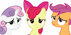 Size: 15980x7873 | Tagged: safe, artist:cyanlightning, derpibooru import, apple bloom, scootaloo, sweetie belle, .svg available, absurd resolution, cutie mark crusaders, ribbon, simple background, transparent background, vector