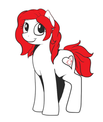 Size: 578x688 | Tagged: artist needed, safe, derpibooru import, oc, oc only, oc:flaming passion, earth pony, pony, female, solo