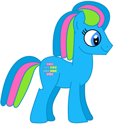 Size: 820x900 | Tagged: safe, artist:dev-catscratch, oc, oc only, oc:bumpbow, 1000 hours in ms paint, bumpbow, male headed mare, ms paint, solo