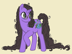 Size: 800x598 | Tagged: safe, artist:dimespin, derpibooru import, oc, oc only, oc:worldbuilder, pony, unicorn, glasses, solo