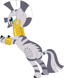 Size: 2951x3561 | Tagged: safe, artist:porygon2z, derpibooru import, zecora, zebra, what about discord?, bipedal, bipedal leaning, leaning, simple background, solo, transparent background, vector