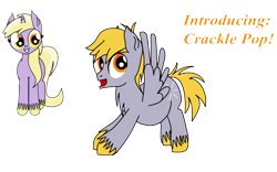 Size: 640x399 | Tagged: safe, artist:dinkyuniverse, derpibooru import, crackle pop, dinky hooves, the cart before the ponies, brother and sister, female, male, siblings