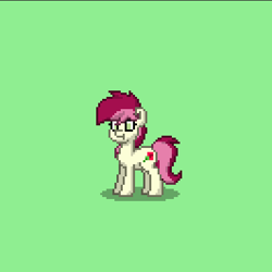 Size: 399x399 | Tagged: safe, derpibooru import, roseluck, :t, pixel art, pony town, solo