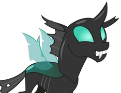 Size: 4288x3278 | Tagged: safe, artist:sketchmcreations, derpibooru import, thorax, changeling, the times they are a changeling, grin, happy, simple background, smiling, transparent background, vector