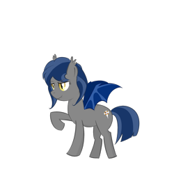 Size: 2000x2000 | Tagged: safe, artist:yinglongfujun, derpibooru import, oc, oc only, oc:moorish delight, bat pony, pony, aragon, smirk, solo, spain