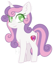 Size: 600x722 | Tagged: safe, artist:soulnik, derpibooru import, sweetie belle, cutie mark, simple background, solo, the cmc's cutie marks, transparent background