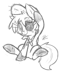 Size: 2550x3034 | Tagged: safe, artist:leadhooves, derpibooru import, oc, oc only, hobo pony, monochrome, solo