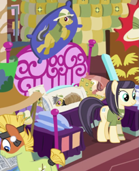 Size: 641x787 | Tagged: safe, derpibooru import, screencap, cascada, daring do, pony, stranger than fan fiction, body pillow, clothes, daring daki, shirt, smiling