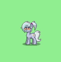 Size: 391x393 | Tagged: safe, derpibooru import, sugarcoat, equestria girls, equestria girls ponified, glasses, pixel art, ponified, pony town, solo