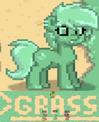 Size: 783x962 | Tagged: safe, derpibooru import, oc, oc only, oc:grass, oc:meadow stargazer, oc:stone, oc:sweet pop, expand dong, exploitable meme, grass, meme, pony town