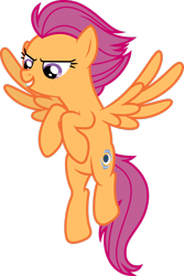 Size: 1024x1532 | Tagged: safe, artist:blah23z, derpibooru import, night glider, scootaloo, recolor, solo