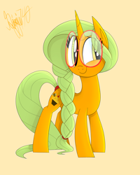 Size: 1920x2400 | Tagged: safe, artist:siggie740, derpibooru import, oc, oc only, oc:honey nevaeh, glasses, happy