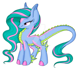 Size: 1024x898 | Tagged: safe, artist:pvrii, derpibooru import, oc, oc only, merpony, simple background, solo, transparent background, watermark