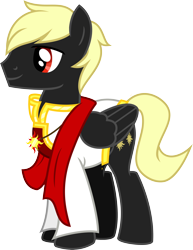 Size: 3084x4000 | Tagged: safe, artist:topas-art, derpibooru import, oc, oc only, oc:valantis, pegasus, pony, priest