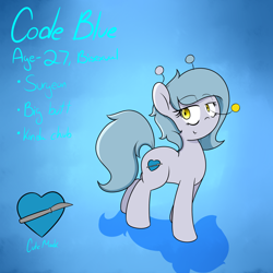 Size: 2000x2000 | Tagged: safe, artist:fullmetalpikmin, derpibooru import, oc, oc only, oc:code blue, reference sheet, solo