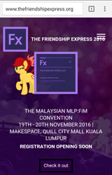 Size: 720x1128 | Tagged: safe, derpibooru import, screencap, oc, oc only, oc:rosa blossomheart, pony, android, google chrome, malaysia, the friendship express 2016