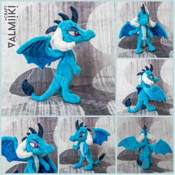 Size: 1200x1200 | Tagged: safe, artist:valmiiki, derpibooru import, princess ember, dragon, cute, irl, nature, outdoors, photo, plushie, solo, toy