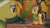 Size: 1366x768 | Tagged: safe, derpibooru import, screencap, daring do, quibble pants, pony, stranger than fan fiction, disapproval, discovery family logo