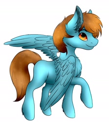 Size: 1468x1648 | Tagged: safe, artist:quarake, derpibooru import, oc, oc only, oc:arcus, pegasus, pony, cute, solo