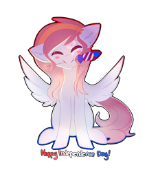 Size: 3105x3624 | Tagged: safe, artist:kurochhi, derpibooru import, oc, oc only, pegasus, pony, 4th of july, firecracker, solo