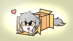 Size: 1280x720 | Tagged: safe, artist:deyogee, derpibooru import, cute, meme, ponies sliding into a box, ponified, ryou bakura, scar, solo, unshorn fetlocks, yu-gi-oh!