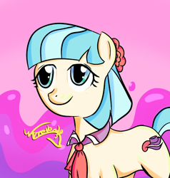 Size: 600x630 | Tagged: safe, artist:katakiuchi4u, coco pommel, earth pony, pony, female, mare, solo