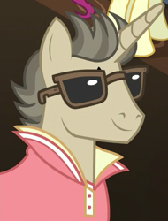 Size: 438x576 | Tagged: safe, derpibooru import, screencap, steeplechase, pony, viva las pegasus, popped collar