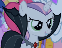 Size: 363x283 | Tagged: safe, derpibooru import, screencap, sweetie belle, pony, undead, vampire, vampony, luna eclipsed, clothes, costume, outfit catalog